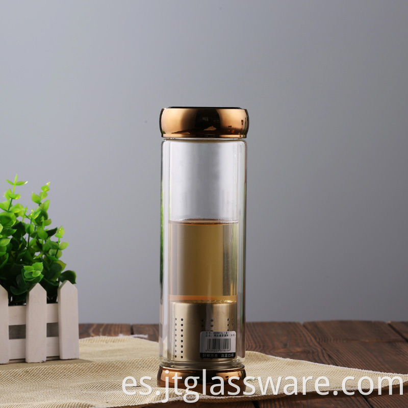 Glass Bottle Tea Tumbler